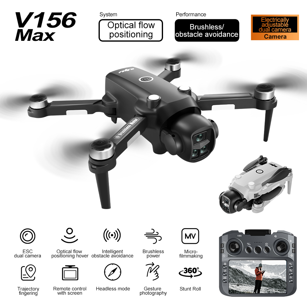 Jjrc Drone X12 - Drone professionnel V156 Max 4K, avec