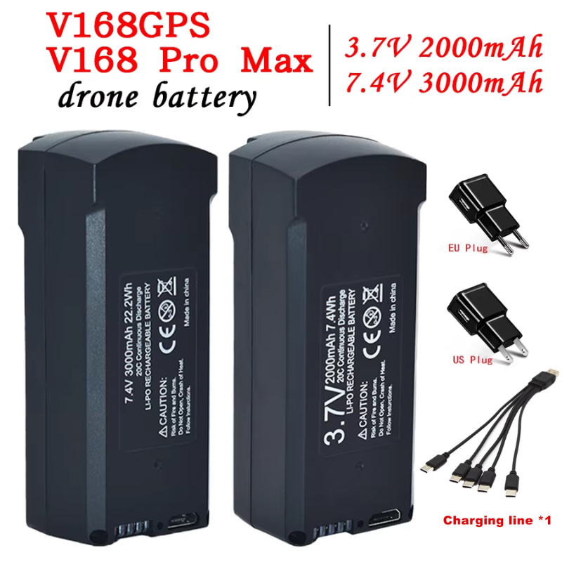 Drone Battery Lipo - Batterie de rechange GPS V198 7.4V