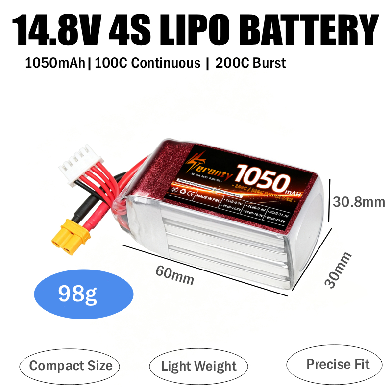 2 batteries Lipo RC 1050mAh 2S - Drone Battery 3S avis et prix