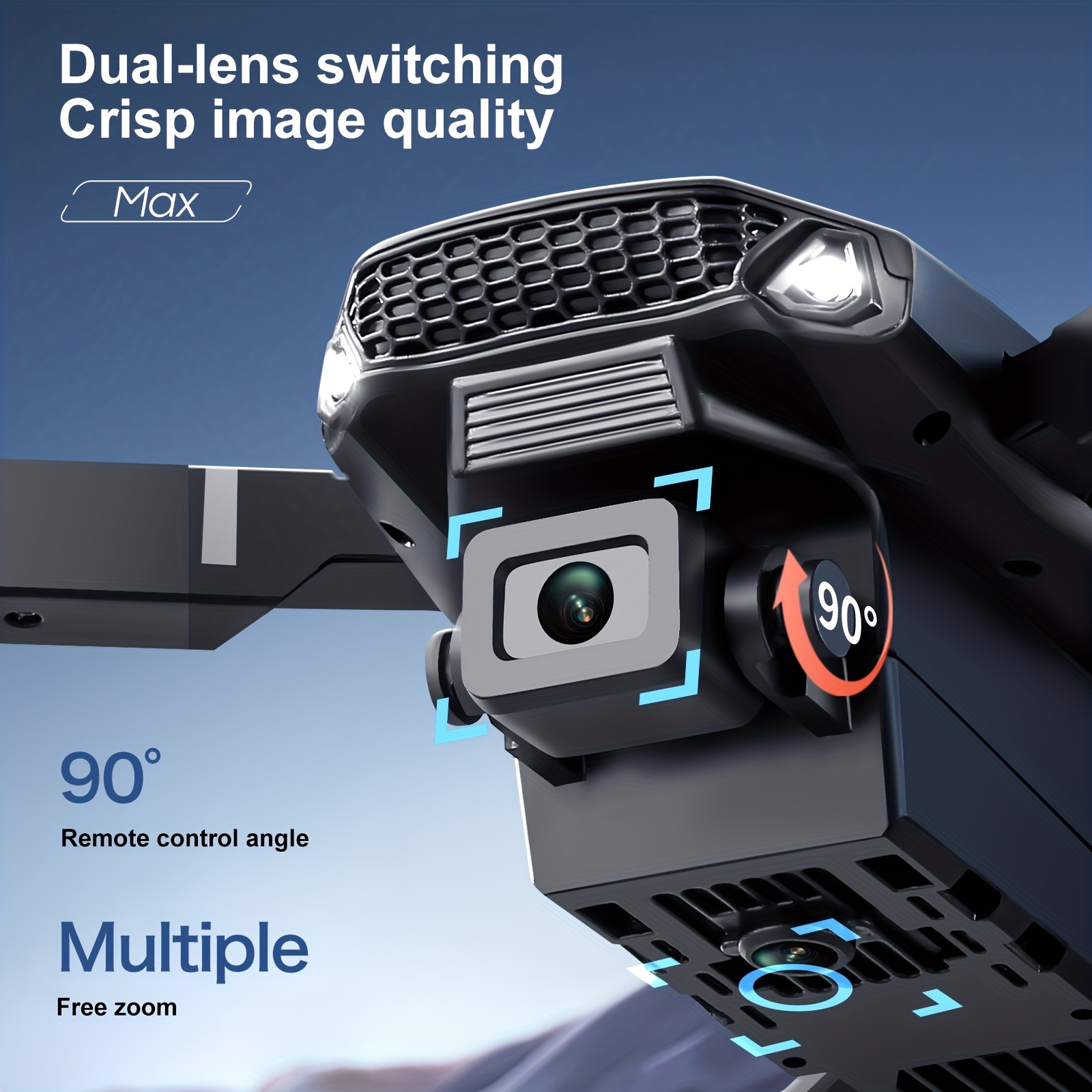 Drone pliable E88 PRO MAX amél - Drone Battery Case avis et prix