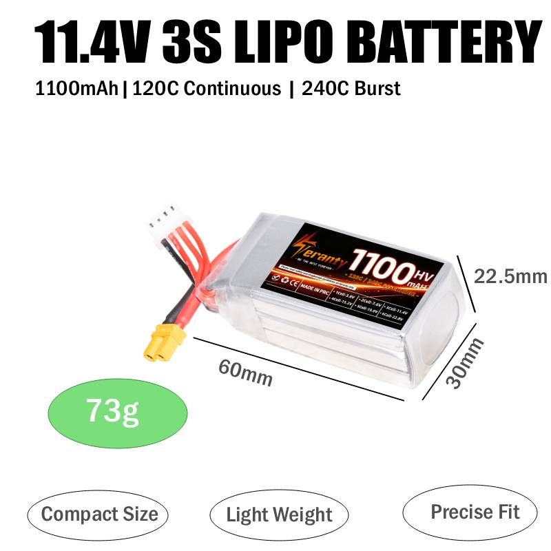 Teranty 2S 3S 4S 6S HV Pack Li - Drone Battery 3S avis et prix